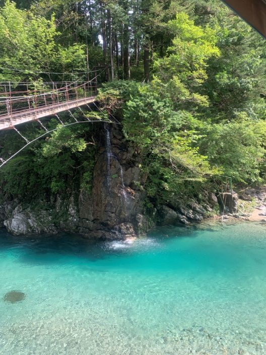 素敵な風景 付知峡 奇麗すぎる川 おしゃれな庭 エクステリアなら名古屋のバンズガーデン